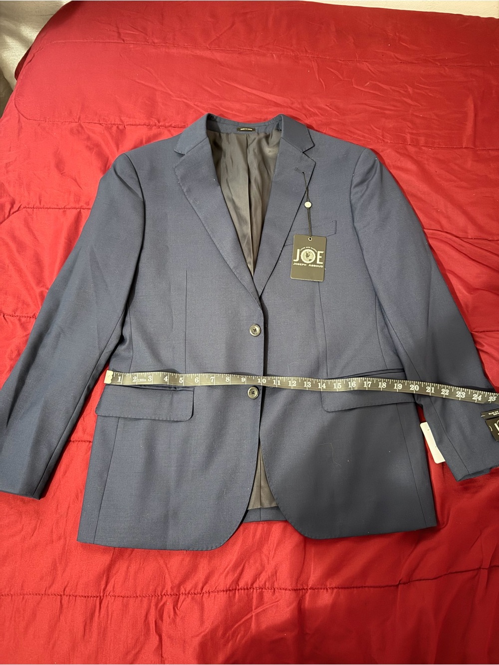 Joseph Abboud Men's Navy Lightweight Sport Coat